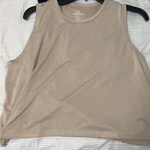 Tan Sleeveless Top
